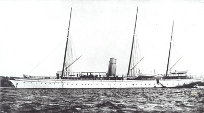 John Astors luksusyacht, ca. 1910 (s/h-foto) af American Photographer