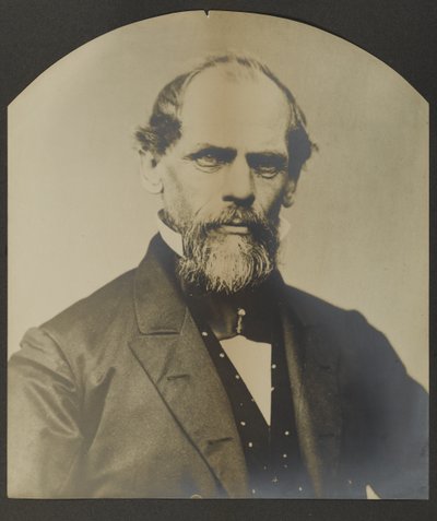 John Augustus Roebling, ca. 1866-7 (gelatinesølvtryk) af American Photographer