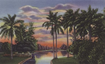 Lago del Country Club, Lake at Country Club Park (farvet foto) af American Photographer