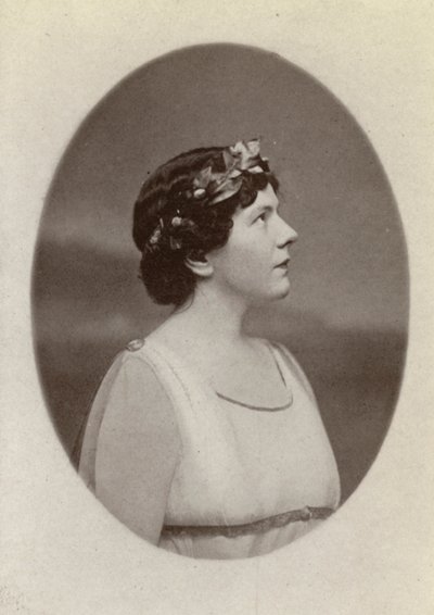 Louise Homer, som Orfeus, i "Orfeo Ed Euridice" (s/h-foto) af American Photographer