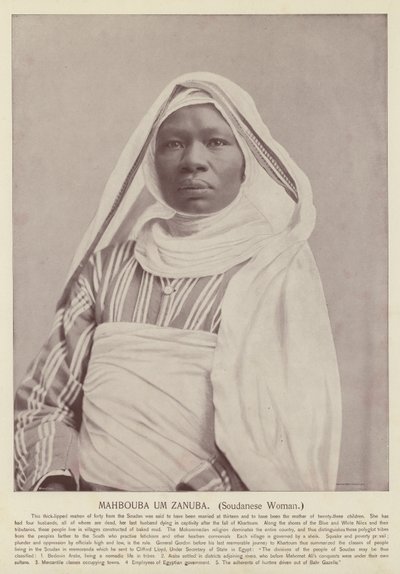Mahbouba Um Zanuba, soudanesisk kvinde af American Photographer