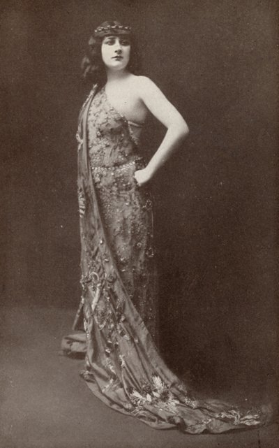 Mary Garden, som "Salome" (s/h-foto) af American Photographer
