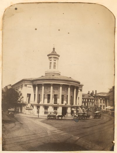 Merchants Exchange Building, 3rd Street at Walnut, ca. 1859 af American Photographer