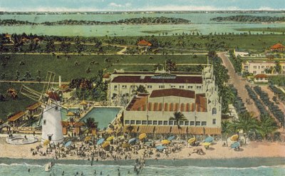 Miami, Florida, ca. 1925: Miami Beach Casino (farvefoto) af American Photographer