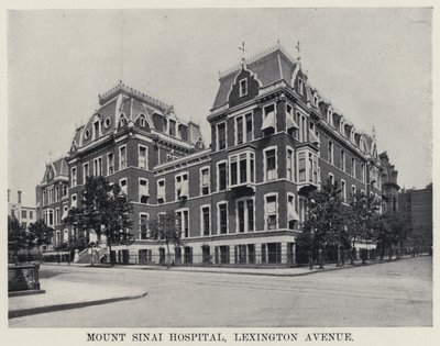 Mount Sinai Hospital, Lexington Avenue (s/h-billede) af American Photographer