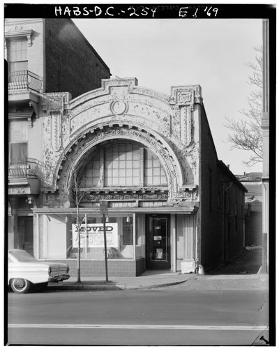 Mount Vernon Theatre, 918 Ninth Street Northwest, Washington, District of Columbia, DC, 30. november 1969 (s/h-foto) af American Photographer