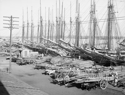 Muelle Tallapiedras, Havana, ca. 1904 (s/h-foto) af American Photographer