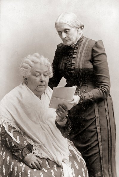Portræt af Elizabeth Cady Stanton og Susan B. Anthony af American Photographer