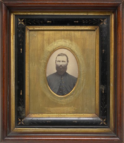 Portræt af en mand, ca. 1864 (foto) af American Photographer