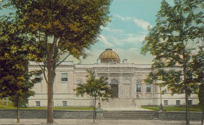 Poughkeepsie: Adriance Memorial Library (farvefoto) af American Photographer