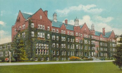 Poughkeepsie: Lathrop Hall, Vassar College (farvefoto) af American Photographer