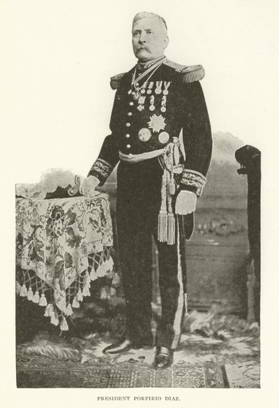 Præsident Porfirio Diaz (sort-hvid fotografi) af American Photographer