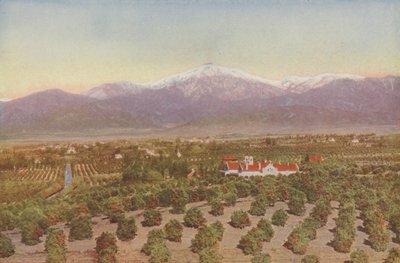Redlands, Californien, udsigt fra Smiley Heights (foto i farver) af American Photographer