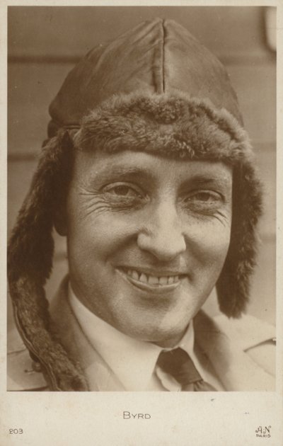 Richard E Byrd, amerikansk flådeofficer, flyver og opdagelsesrejsende (s/h-foto) af American Photographer