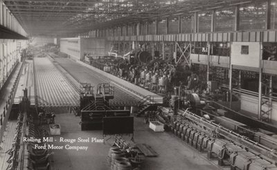 Valseværk, Rouge Steel Plant; Ford Motor Company, Dearborn, Michigan af American Photographer