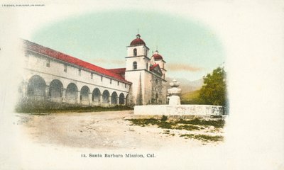 Santa Barbara Mission, Californien (foto i farver) af American Photographer