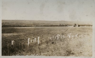 Scene ved Custer Battlefield af American Photographer