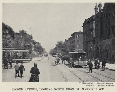 Second Avenue, ser nordpå fra St Mark