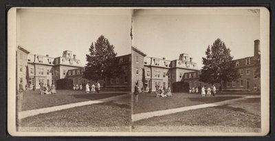 Stereoskopiske billeder af Oneida-samfundet, ca. 1870 (s/h-foto) af American Photographer