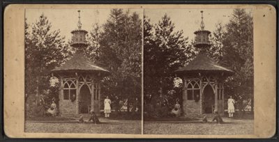Summer House, Oneida Community, New York State, 1873 af American Photographer
