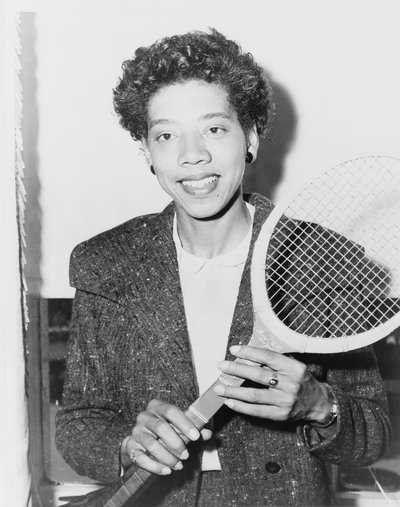 Tennisstjerne Althea Gibson, USA, 1956 af American Photographer