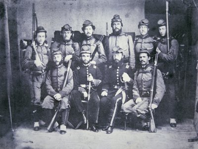 Charleston Zouave-kadetterne fra den konfødererede hær af American Photographer