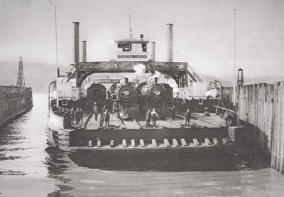 Contra Costa-færgen, ca. 1920 (s/h-billede) af American Photographer