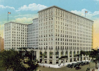 The Drake, Lake Shore Drive (farvet foto) af American Photographer