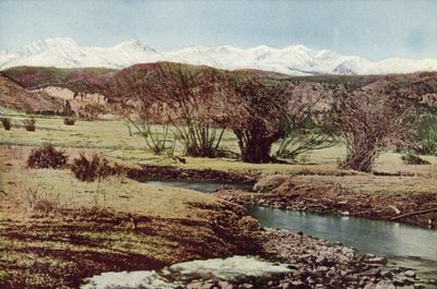 The Snowy Range, nær Trinidad, Colorado (farvet foto) af American Photographer