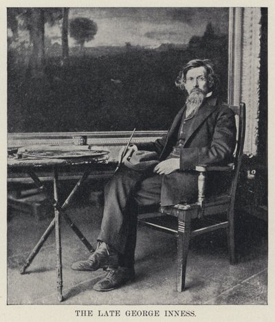 Den afdøde George Inness (s/h foto) af American Photographer
