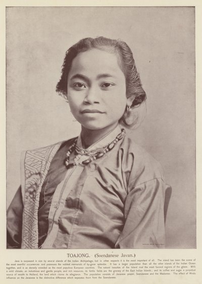 Toajong, Soendanesisk Javan af American Photographer