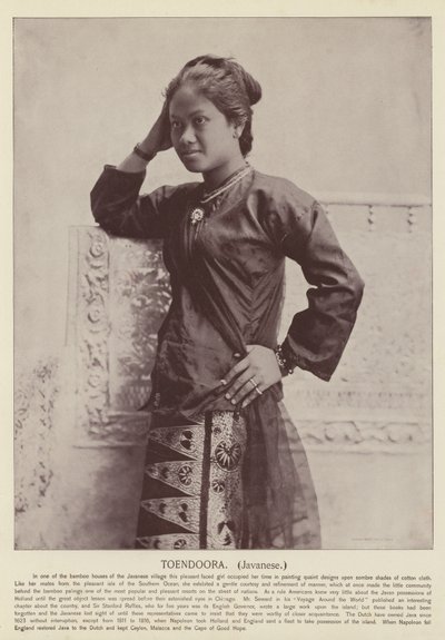 Toendoora, javanesisk af American Photographer