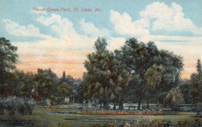 Tower Grove Park, St Louis, Mo (farvefoto) af American Photographer