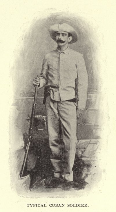Typisk cubansk soldat af American Photographer