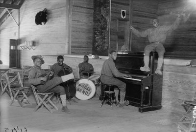 US Army Jazz Band, 1914-18 af American Photographer