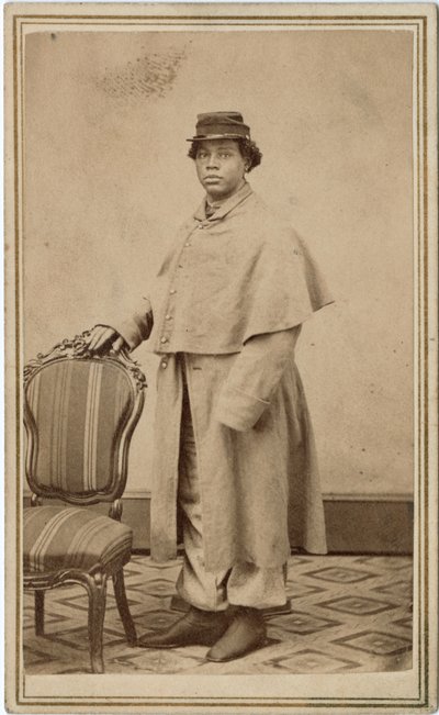 Uidentificeret afroamerikansk kvinde i uniform af American Photographer