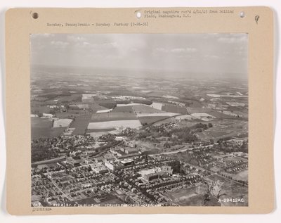 Udsigt over Hershey, Pennsylvania, 26. maj 1931 (s/h-billede) af American Photographer