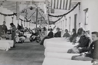 Afdeling i Armory Square Hospital, Washington DC, ca. 1865 af American Photographer