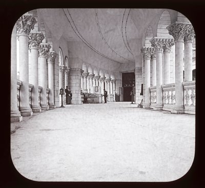 Verdens colombianske udstilling: Fisheries Colonade, Chicago, 1893 (lanternerutsjebane) af American Photographer