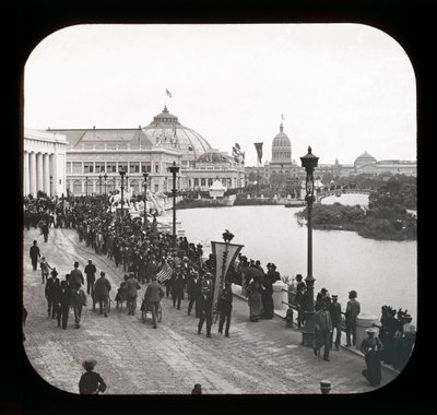 Worlds Columbian Exposition: udvendig udsigt, Chicago, 1893 (lanternerutsjebane) af American Photographer