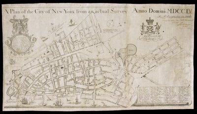 En plan for byen New York fra en faktisk undersøgelse af American School