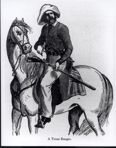 A Texas Ranger, illustration fra 