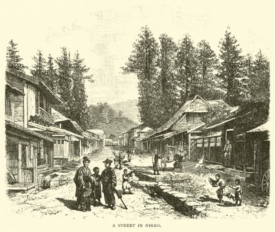 En gade i Nikko af American School