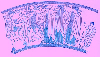 Bortførelse af Helen, illustration fra History of Greece af Victor Duruy, udgivet 1890 (digitalt forbedret billede) af American School