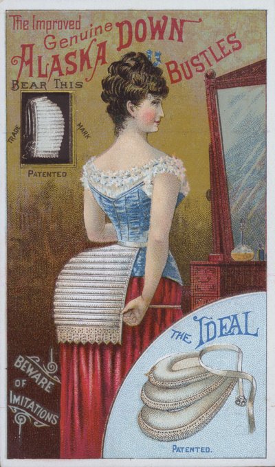 Advertisement for Alaska down women