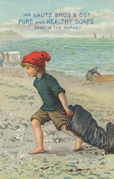 Annonce for Lautz Bros & Cos rene og sunde sæber, ca. 1880 af American School
