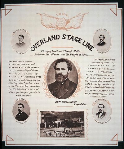 Annonce for Overland Stage Line af American School