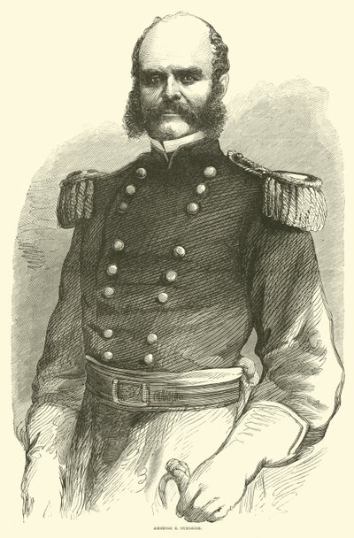 Ambrose E Burnside, november 1862 af American School