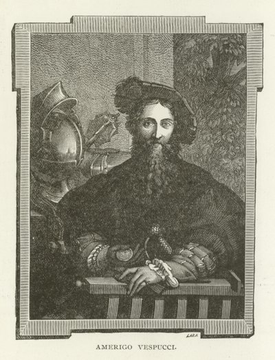 Amerigo Vespucci af American School
