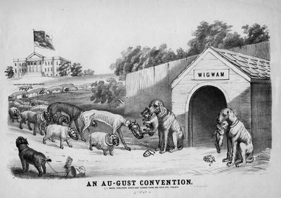 An August Convention, udgivet af J.L. Magee, Philadelphia, ca. 1864 af American School